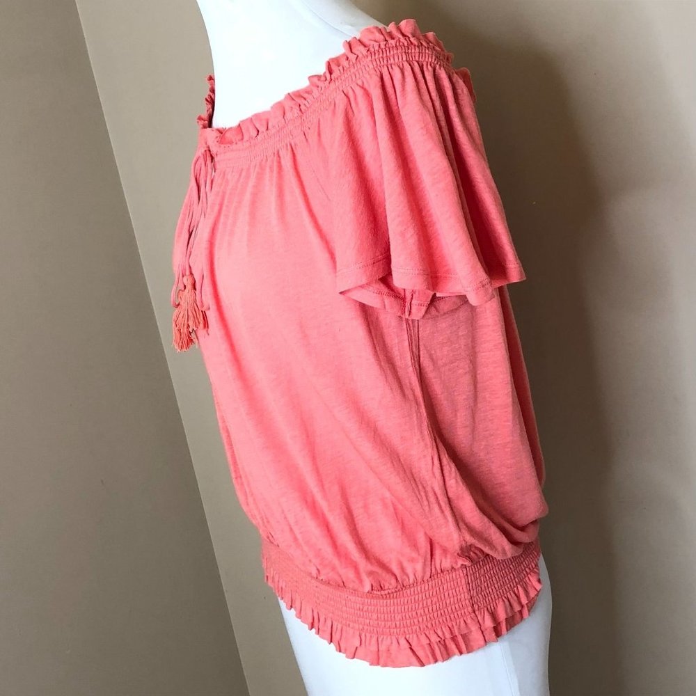 Free People FP Movement Pink Off Shoulder Top - Picture 7 of 14